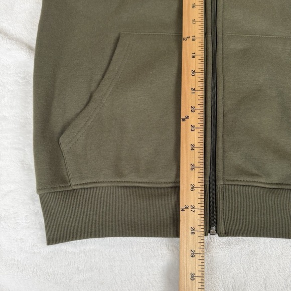 True Religion Radiant Buddha Zip Up Hoodie Men's Small Kalamata Green New $119 - Picture 7 of 9